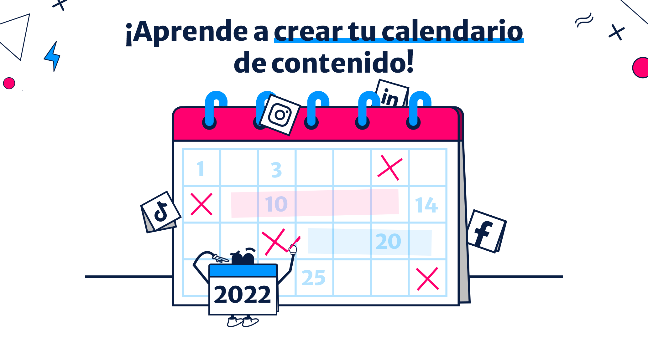 CINCO PASOS PARA CREAR TU CALENDARIO DE CONTENIDO