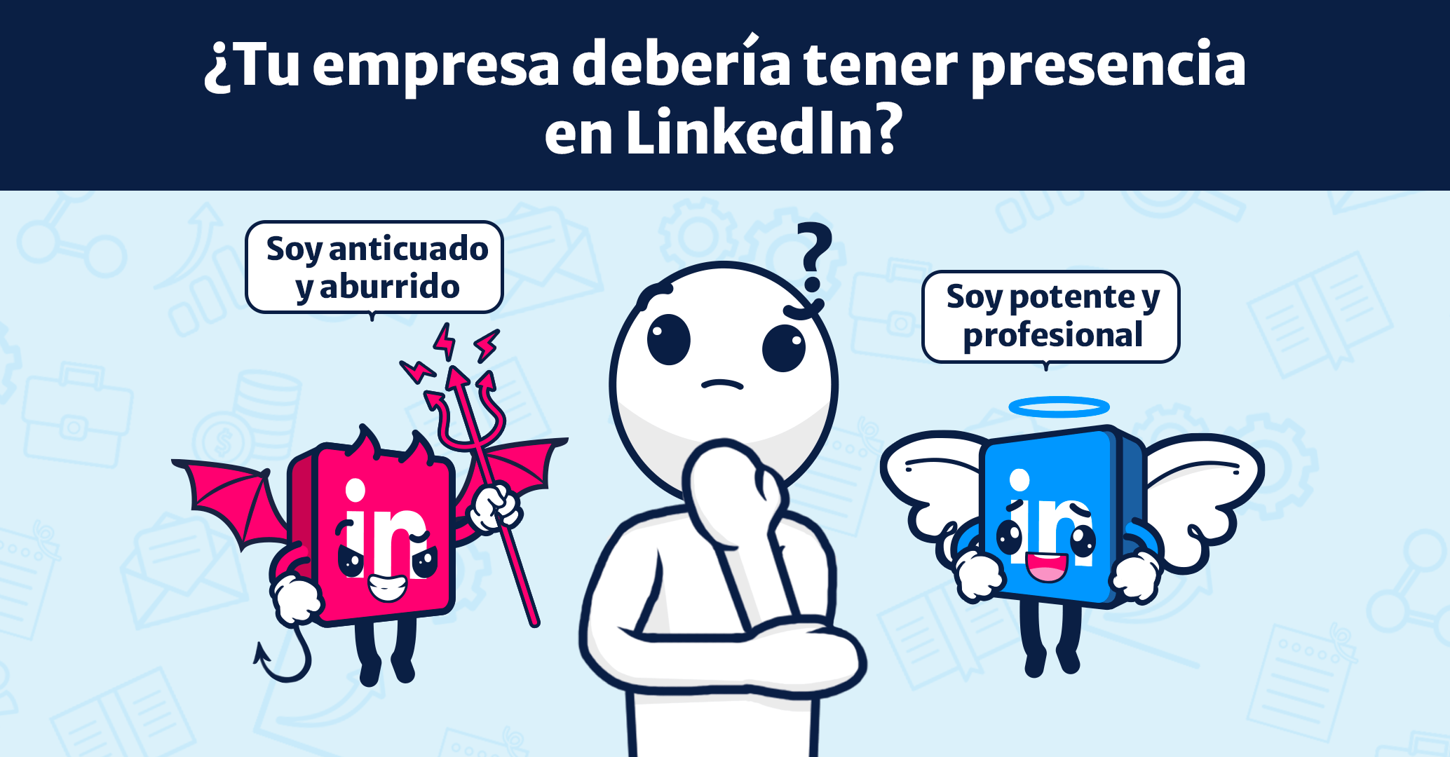 Portada LinkedIn conceptual